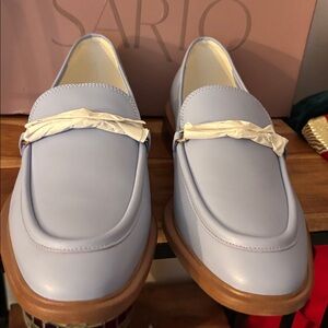 Franco Sarto Light Blue Loafers